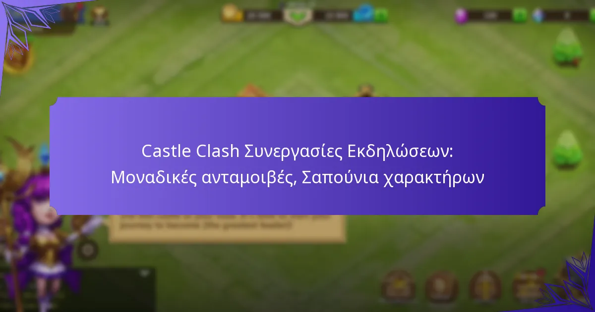 Castle Clash Συνεργασίες Εκδηλώσεων: Μοναδικές ανταμοιβές, Σαπούνια χαρακτήρων
